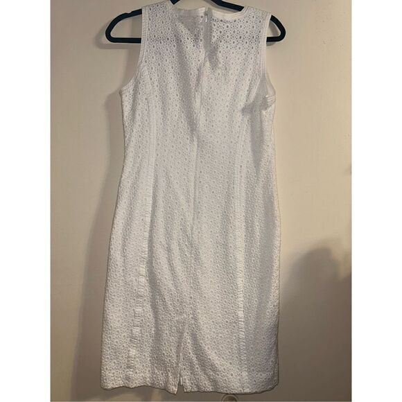 Talbots dbl layer sleeveless  crochet dress size 10 - Picture 2 of 6